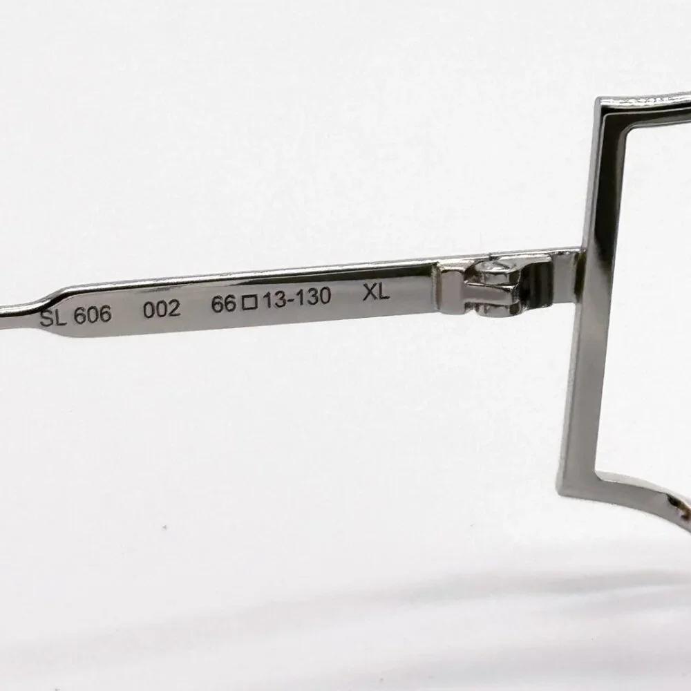 NEW SAINT LAURENT SL 606 002 SILVER SL606 002 WOMEN SUNGLASSES SAINT LAURENT